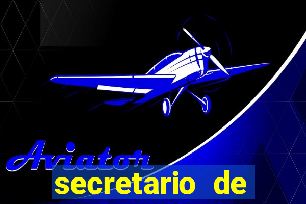 secretario de esporte salario